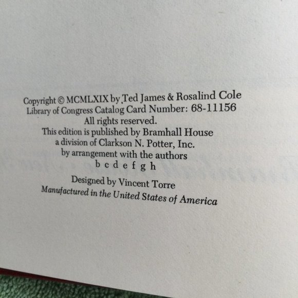 NYC Restaurant Cookbook Vintage 1969 - Picture 5 of 6